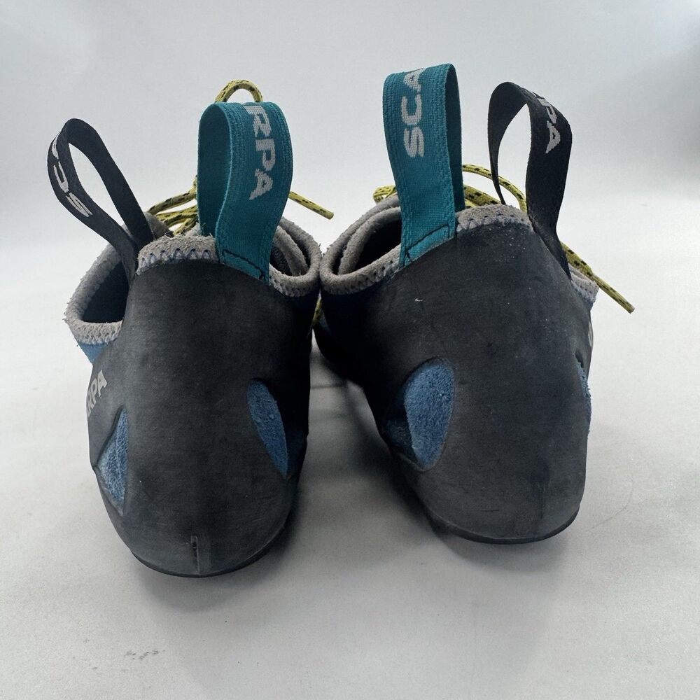 SCARPA Helix Lace-Up Climbing Shoes Blue Men's US 11 45.5 Medium Fast Shipping - Picture 10 of 16